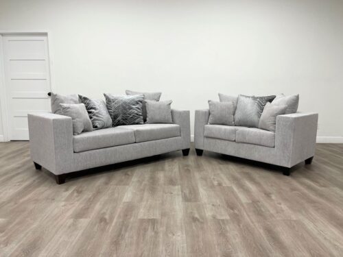 110 - Dove Sofa & Loveseat