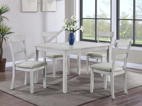 2254DW-SET HENDERSON 5-PK DINETTE SET D.WOOD