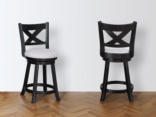 2993DV-24 KIPPER SWIVEL PUB STOOL DOVE K/D