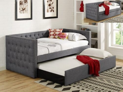 5335GY-SET TRINA GREY DAYBED