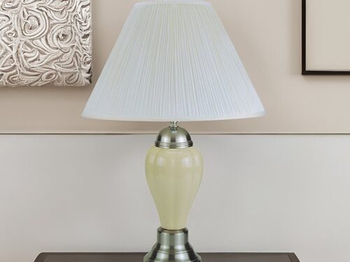 6115IV PORCELAIN LAMP IVORY