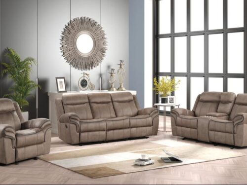 Andres Brown - 3pc Reclining Living Room Set