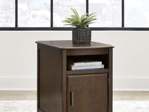 T310-217 Side End Table (USB Ports/Power Outlet)
