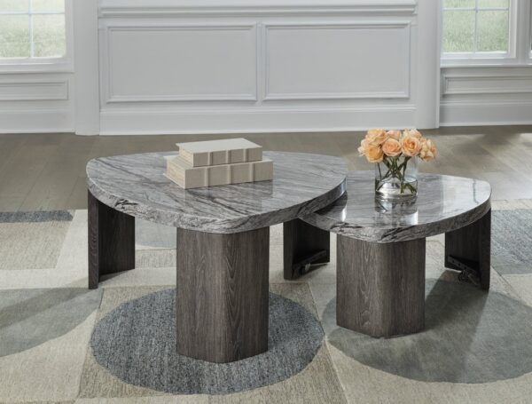 T600-0 - Stacked Cocktail Table