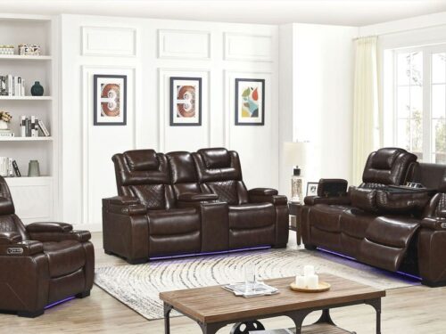 Woodland Brown 3PC Power Reclining Set